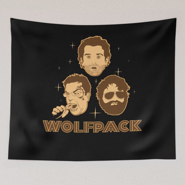 Item preview, The Hangover Wolfpack Face Meme designed and sold by Patu-san.