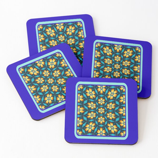 Item preview, Yellow Abstract Flowers designed and sold by Patternflower.