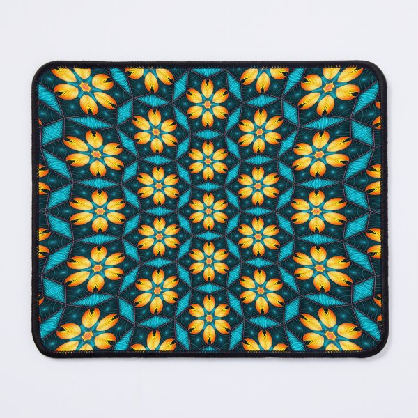 Item preview, Yellow Abstract Flowers designed and sold by Patternflower.