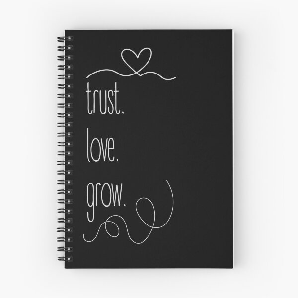 Item preview, Trust. Love. Grow. Minimalist design with a powerful message. designed and sold by Valudity.