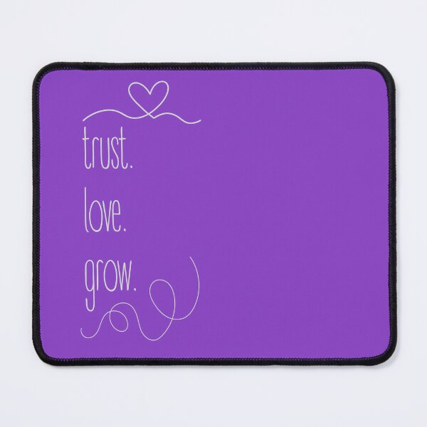 Item preview, Trust. Love. Grow. Minimalist design with a powerful message. designed and sold by Valudity.