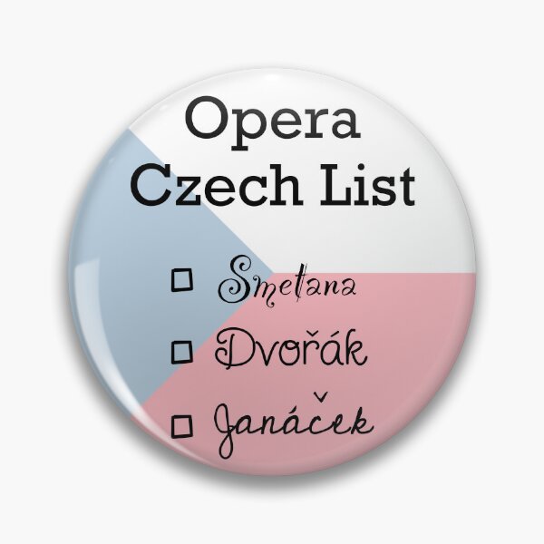 Item preview, Your Opera Czech List designed and sold by OperaGarb.