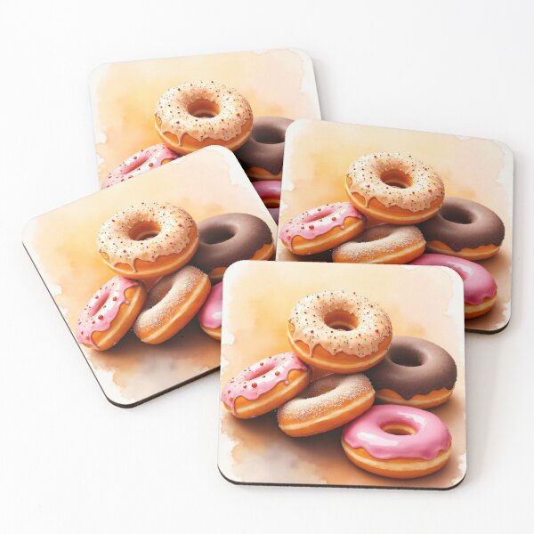 Item preview, Abstract color worlds - Donuts - Art for the senses designed and sold by  VectorArtFactory.