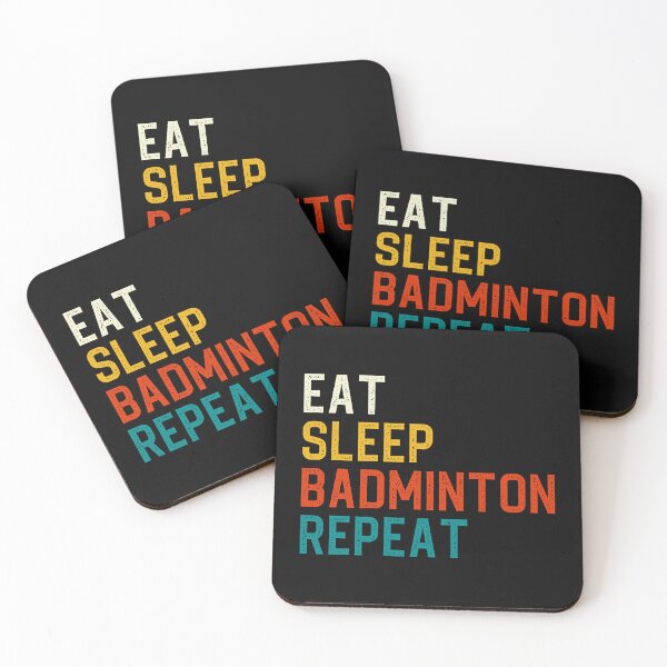 Item preview, Eat Sleep Badminton Repeat  designed and sold by allistermariam.