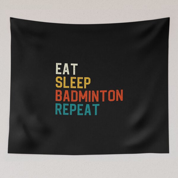Item preview, Eat Sleep Badminton Repeat  designed and sold by allistermariam.