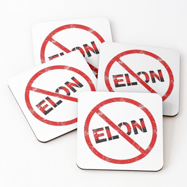 Item preview, Anti Elon rounded  designed and sold by Fint-Arts.
