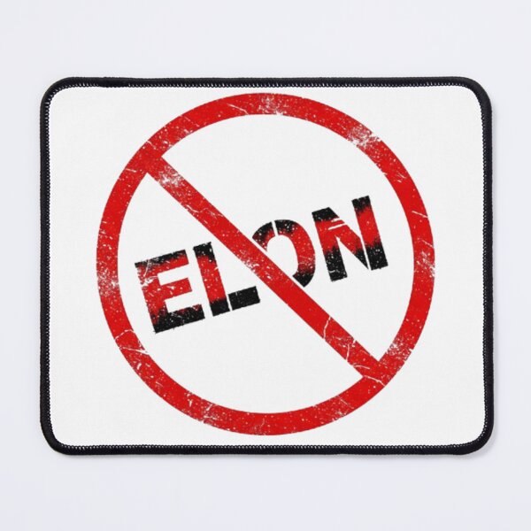 Item preview, Anti Elon rounded designed and sold by Fint-Arts.