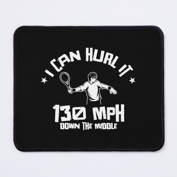Item preview, I Can Hurl It Down The Middle Tennis designed and sold by miaa-artistshop.
