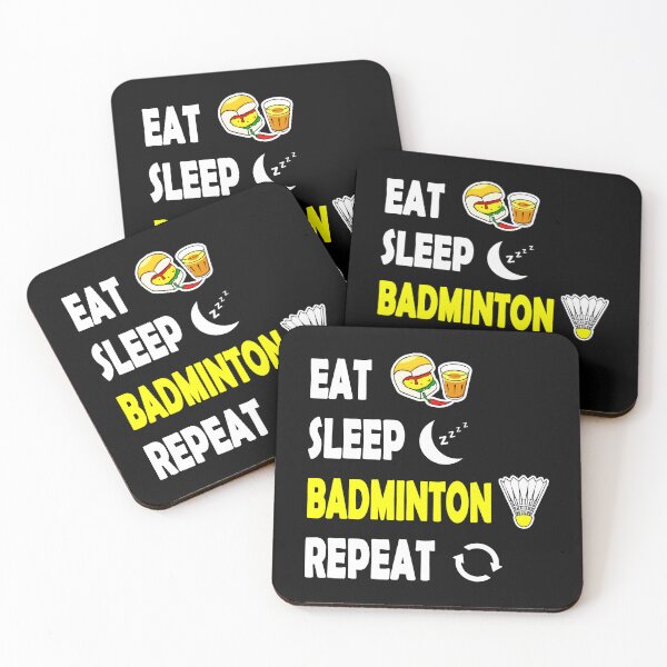 Item preview, Eat Sleep Badminton Repeat designed and sold by allistermariam.
