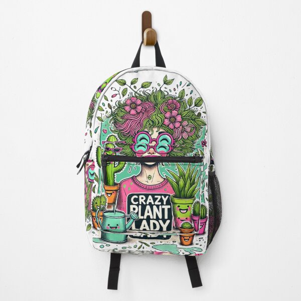 Item preview, Crazy Plant Lady – Fun & Quirky Botanical Art designed and sold by ZingZone.