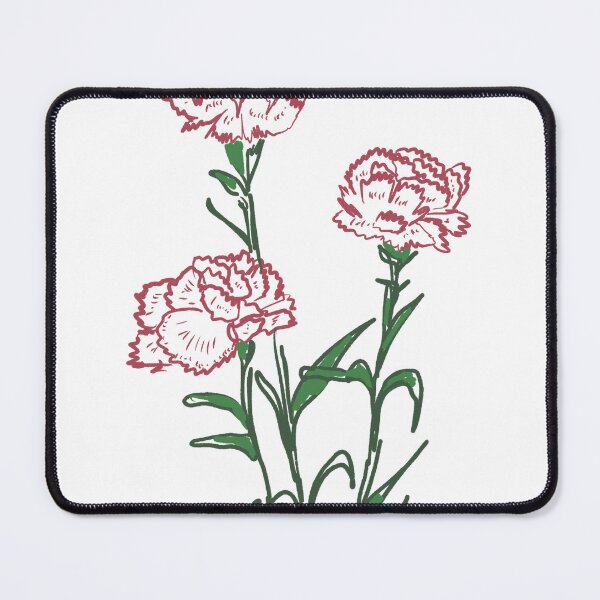 Item preview, Carnations Flowers designed and sold by Anis Illustration.