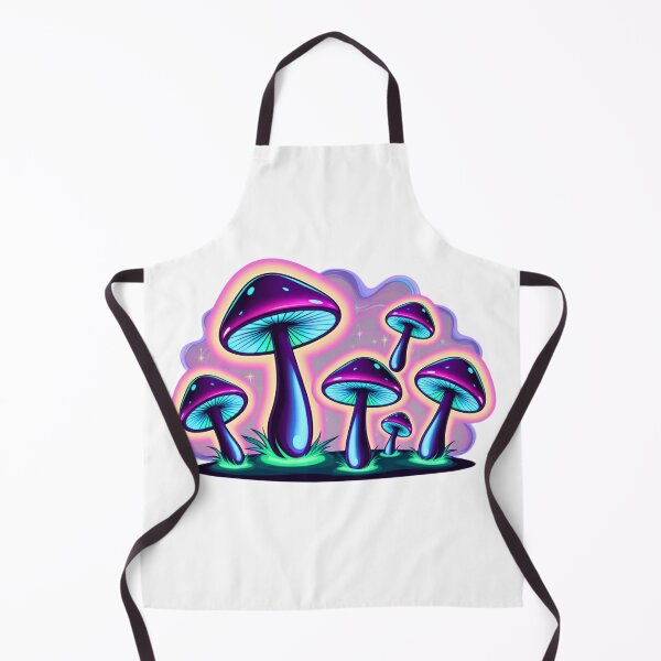 Item preview, Psychedelic Neon Mushrooms – Trippy Art designed and sold by SVALANART.