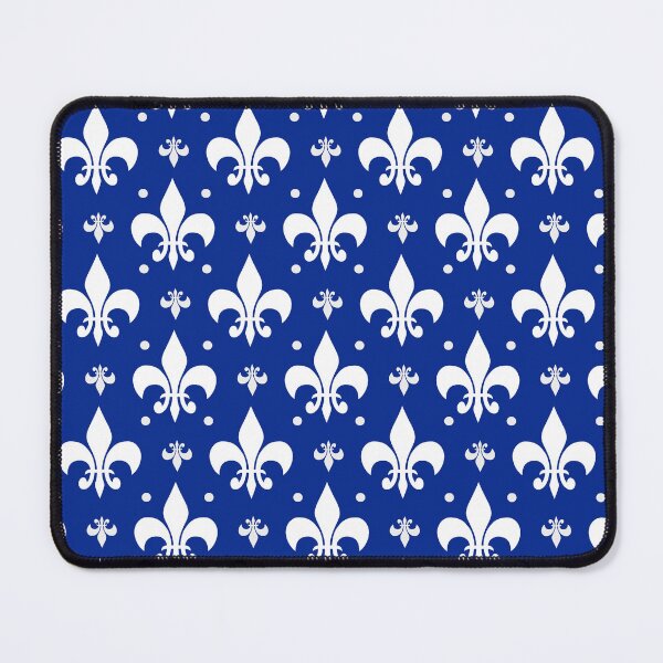 Item preview, Blue Background Fleur-de-lis Pattern Design  designed and sold by PatternTitan.
