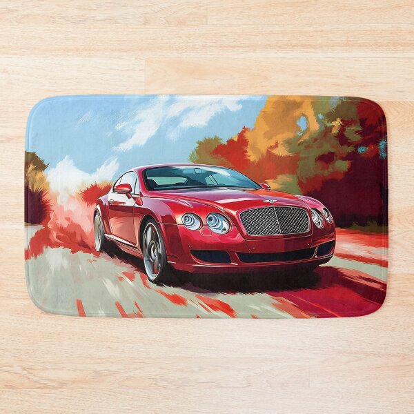 Item preview, Pop Art Red Bentley Continental GT – Bold Luxury with a Retro Twist X designed and sold by AutoPopStudio.
