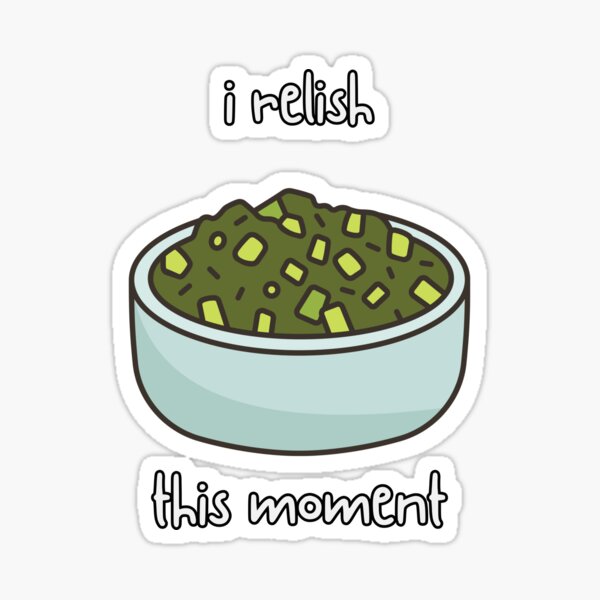 Aperçu de l'œuvre T-shirt mignon Relish pour les amis, t-shirt Kawaii, cadeau pour ami, jeu de mots drôle, mème, cadeau pour chef créée et vendue par LaughingFits.