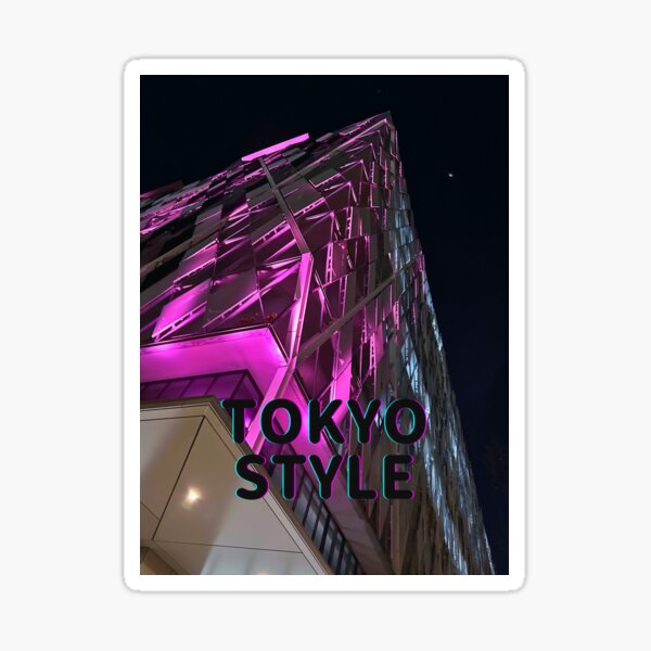 Artikel-Vorschau von Tokio NachtGebäude, designt und verkauft von R46Tokyo.