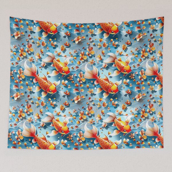 Item preview, Goldfish Shoals - Underwater Elegance designed and sold by Canvas-Whispers.