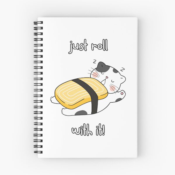 Item preview, Cute Cat T shirt For Friends Kawaii Sushi Roll Shirt Gift For Friend Funny Pun Meme Gift For Chef T-Shirt designed and sold by LaughingFits.
