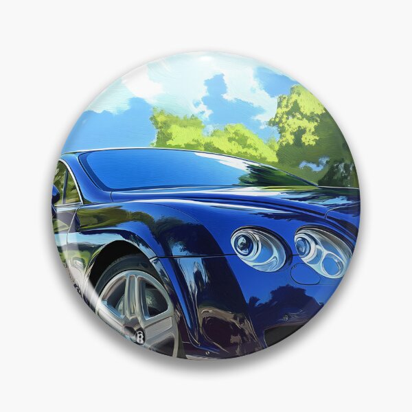 Item preview, Blue Bentley Continental GT Poster – Sophistication Meets Speed X designed and sold by AutoPopStudio.