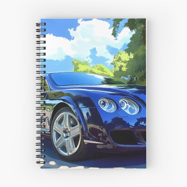 Item preview, Blue Bentley Continental GT Poster – Sophistication Meets Speed X designed and sold by AutoPopStudio.