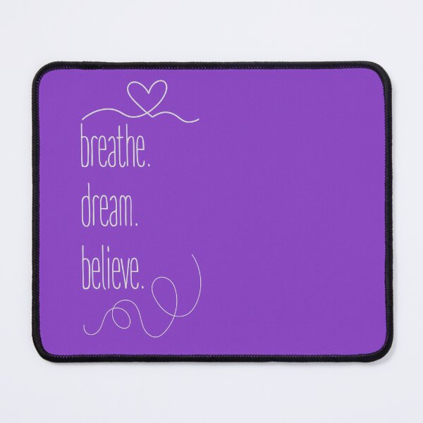 Item preview, Breathe. Dream. Believe. Minimalist design with a powerful message. designed and sold by Valudity.