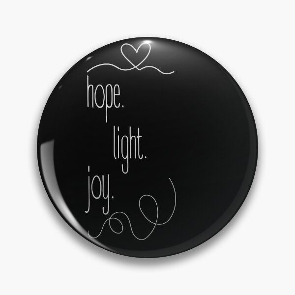 Item preview, Hope. Light. Joy. Minimalist design with a powerful message. designed and sold by Valudity.