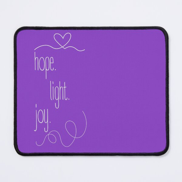Item preview, Hope. Light. Joy. Minimalist design with a powerful message. designed and sold by Valudity.