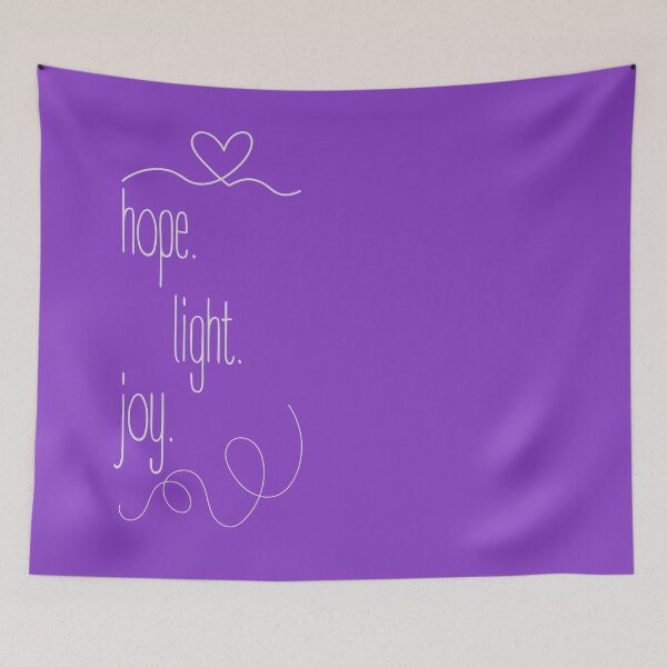 Item preview, Hope. Light. Joy. Minimalist design with a powerful message. designed and sold by Valudity.