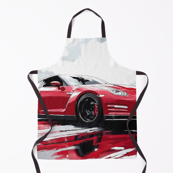 Item preview, Red Fury – Nissan GT-R V-Spec R35 Pop Art designed and sold by AutoPopStudio.