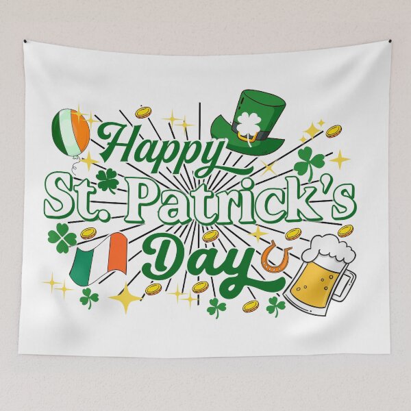 Item preview, Happy St. Patrick’s Day T-Shirt – Lucky & Festive! designed and sold by TEEDESIGMSTUDIO.