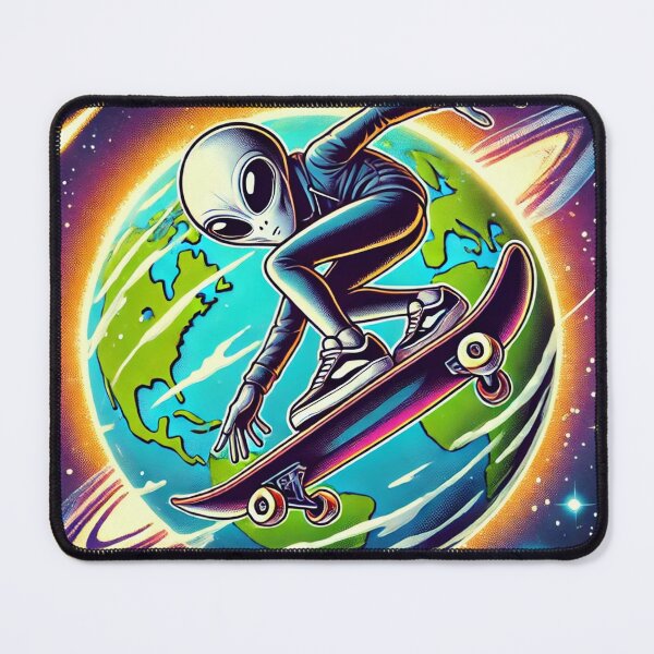 Item preview, Skateboard with Alien designed and sold by MESSAYA.