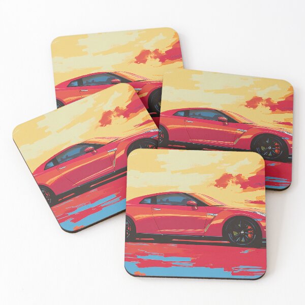 Item preview, Red Fury – Nissan GT-R V-Spec R35 Pop Art II designed and sold by AutoPopStudio.