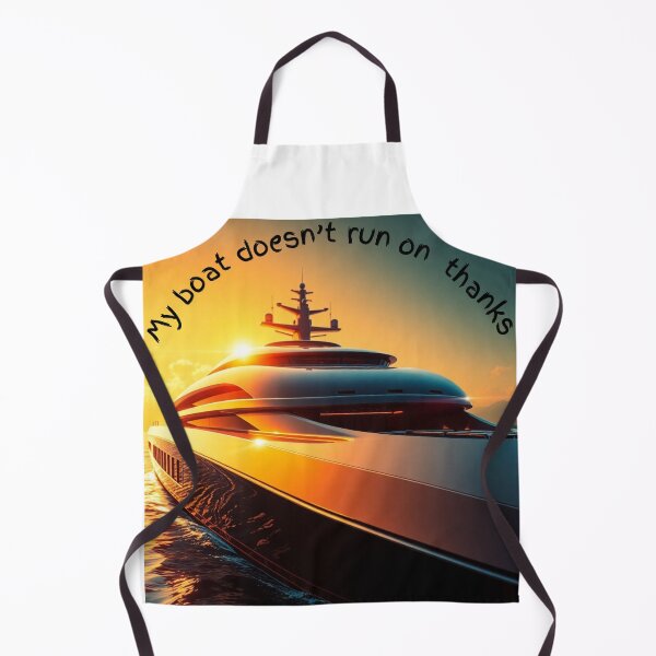 Item preview, My boat doesn't run on Thanks designed and sold by Smileyt-shirt.