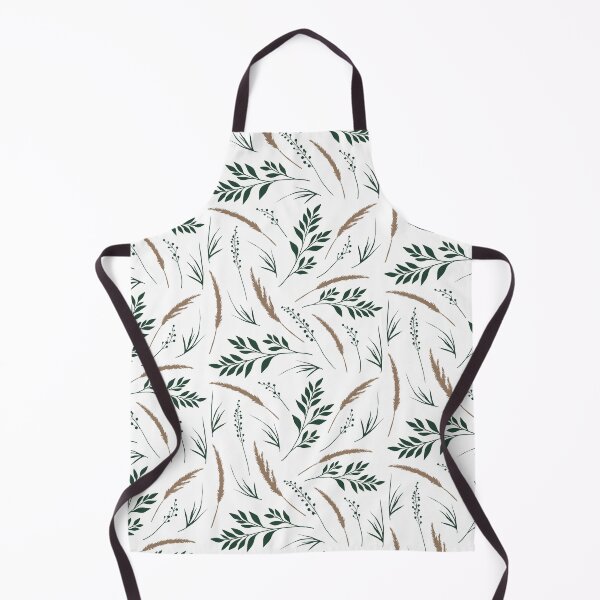 Item preview, field plants pattern, cereals, leaves, ears of grain designed and sold by Szkicerka.