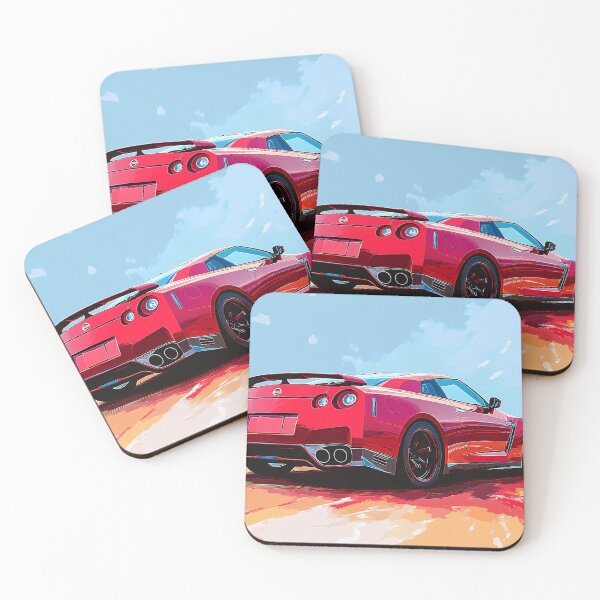 Item preview, Red Fury – Nissan GT-R V-Spec R35 Pop Art III designed and sold by AutoPopStudio.