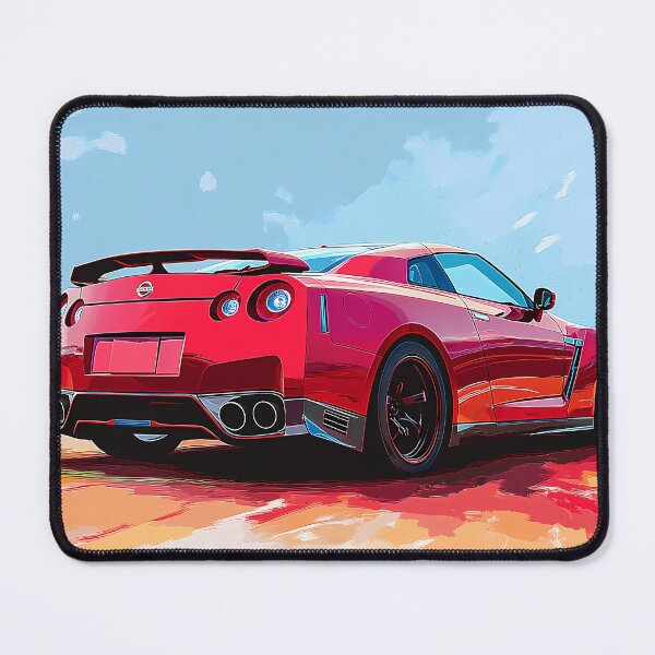 Item preview, Red Fury – Nissan GT-R V-Spec R35 Pop Art III designed and sold by AutoPopStudio.
