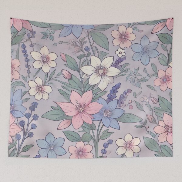 Item preview, Pastel themed floral design. designed and sold by ellinnur.