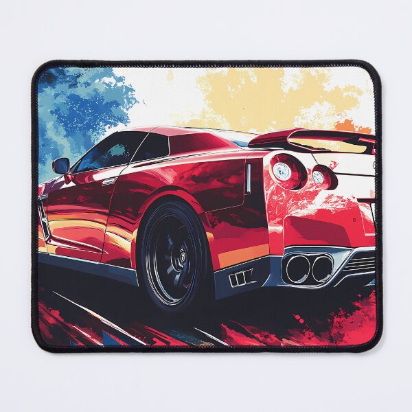 Item preview, Red Fury – Nissan GT-R V-Spec R35 Pop Art V designed and sold by AutoPopStudio.