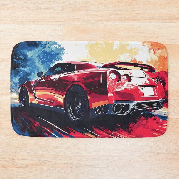 Item preview, Red Fury – Nissan GT-R V-Spec R35 Pop Art V designed and sold by AutoPopStudio.