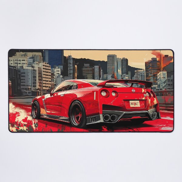 Item preview, Red Fury – Nissan GT-R V-Spec R35 Pop Art VII designed and sold by AutoPopStudio.