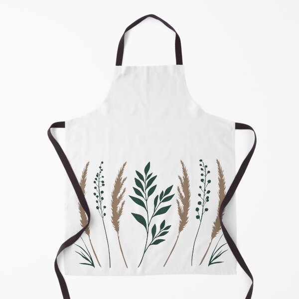 Item preview, Field plants pattern, cereals, leaves, ears of grain designed and sold by Szkicerka.