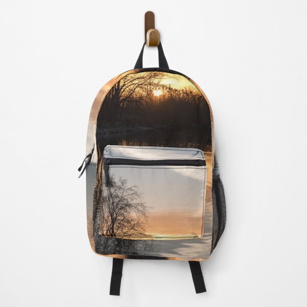 Item preview, Quiet Commotion - Sunrise Reflections at Mimico Creek Riverbank designed and sold by Georgia Mizuleva.