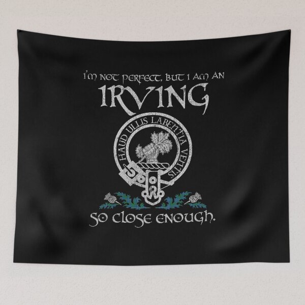 Item preview, Irving clan Scottish surname crest badge motto tartan sporran kilt men women designed and sold by Clan1093.