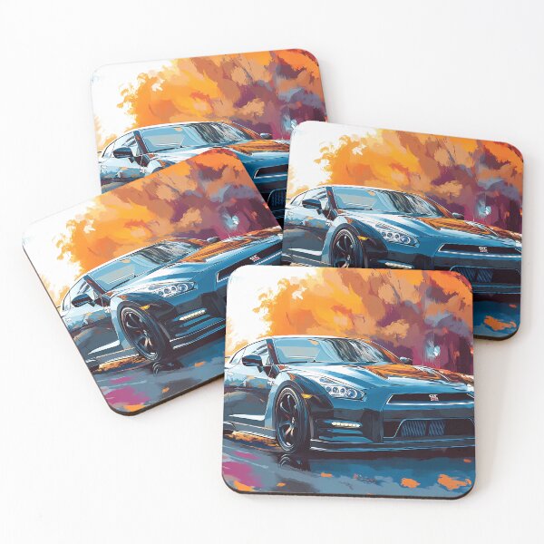 Item preview, Stealth Icon – Gunmetal Grey Nissan GT-R V-Spec R35 Pop Art II designed and sold by AutoPopStudio.