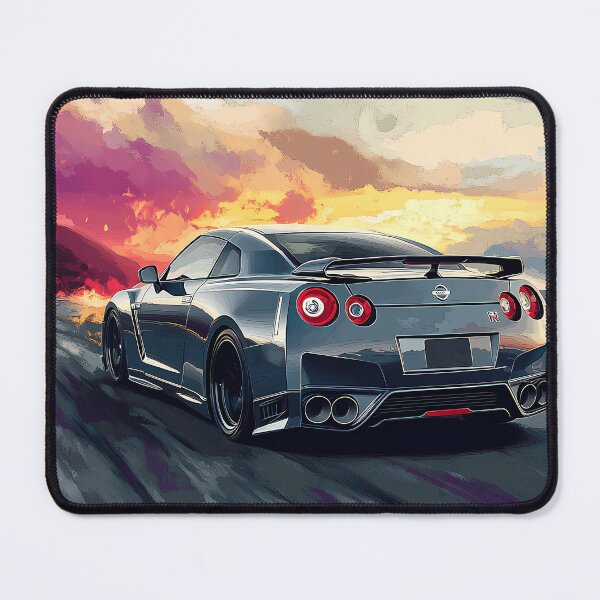 Item preview, Stealth Icon – Gunmetal Grey Nissan GT-R V-Spec R35 Pop Art III designed and sold by AutoPopStudio.
