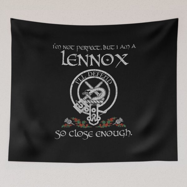 Item preview, Lennox clan Scottish surname crest badge motto tartan sporran kilt men women designed and sold by Clan1093.