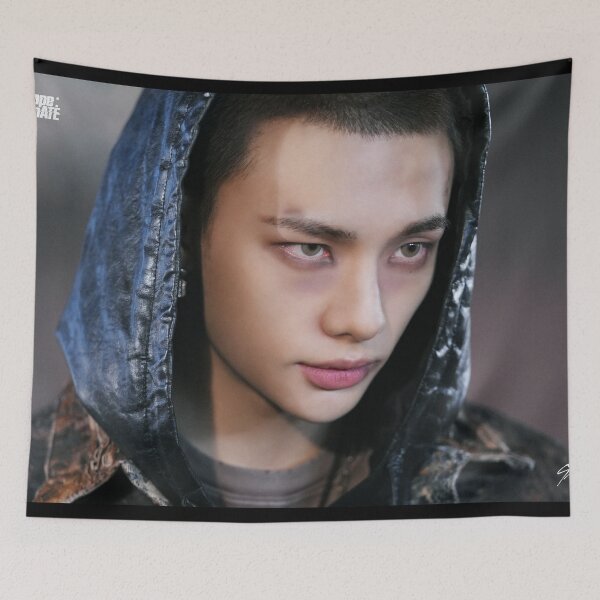 Item preview, Hyunjin Stray Kids Mixtape dominATE ESCAPE 스트레이 키즈 ethereal rizz hot sexy vibes Boyfriend material SKZ kpop designed and sold by Kpop-Noona.