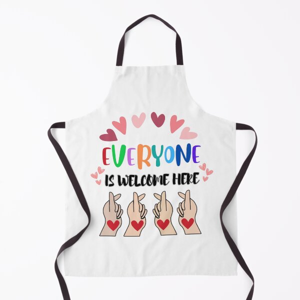 Item preview, Everyone Is Welcome Here Sweat Heart designed and sold by Wakie-Wakie.