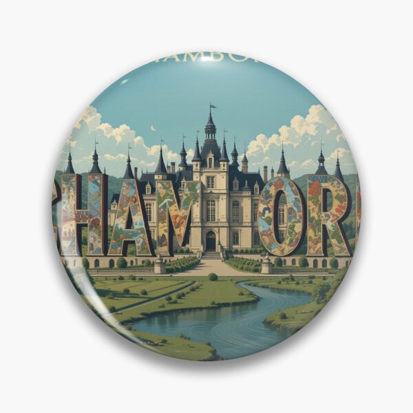 Item preview, CHAMBORD - Vintage Poster | Tribute to the Château de la Loire and its Renaissance Majesty designed and sold by Artful Impression.