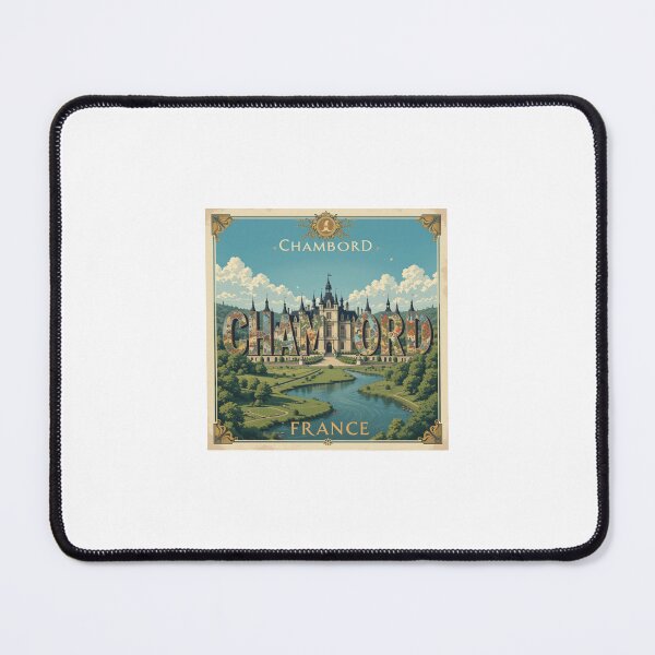 Item preview, CHAMBORD - Vintage Poster | Tribute to the Château de la Loire and its Renaissance Majesty designed and sold by Artful Impression.